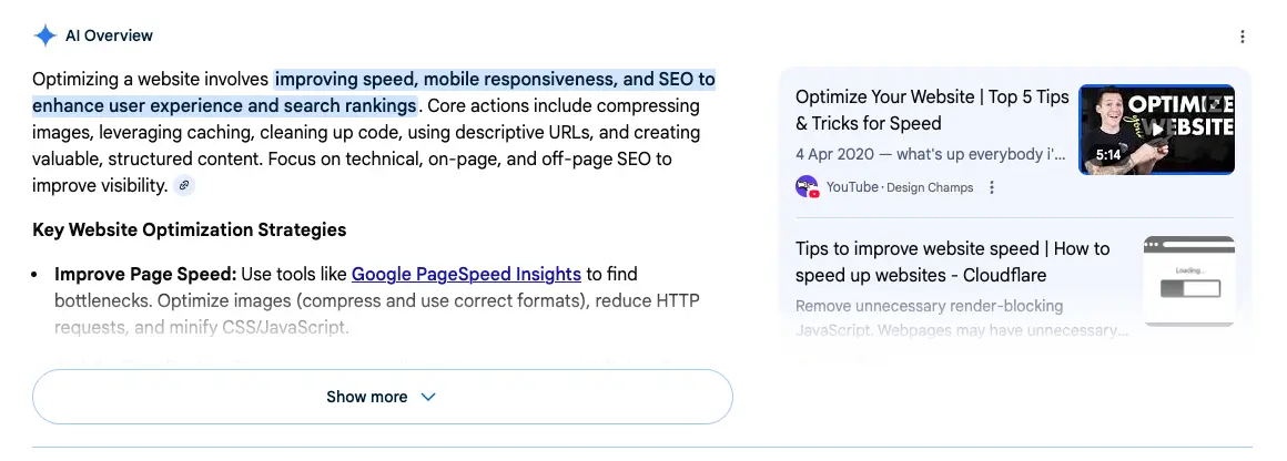 geo solution google screenshot - AI Overview